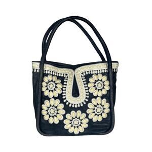 Lockheart Masterpiece Coll Crown Jewell Winslet Embroidered Beaded Handbag Purse